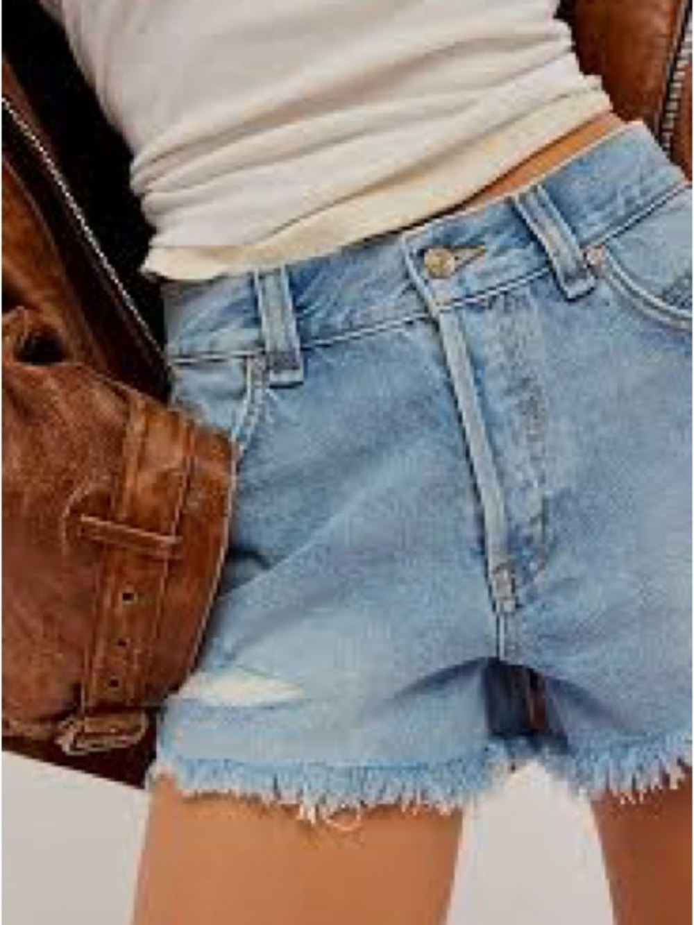 NWT Free People Now or Never Denim Shorts